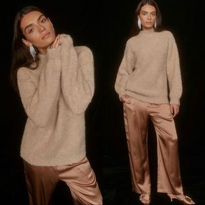 Reformation Ambrose Boucle Sweater NWT 72% alpaca